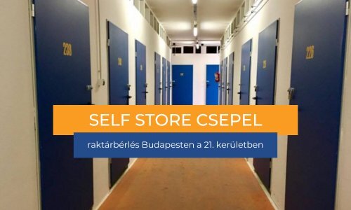 Self Store raktárépület Csepelen | © Self Store Budapest