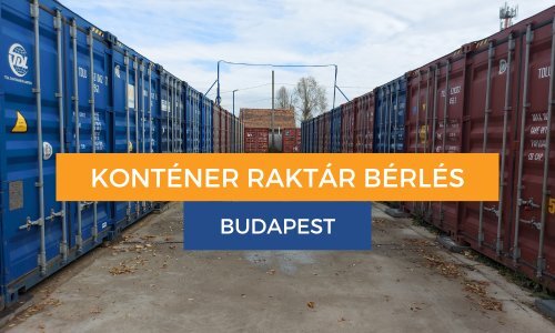 Konténer raktár bérlés Budapest | © Self Store