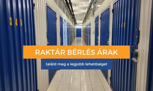 Raktár bérlés árak | © Self Store