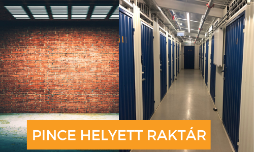 Pince helyett raktár bérlés | © Self Store