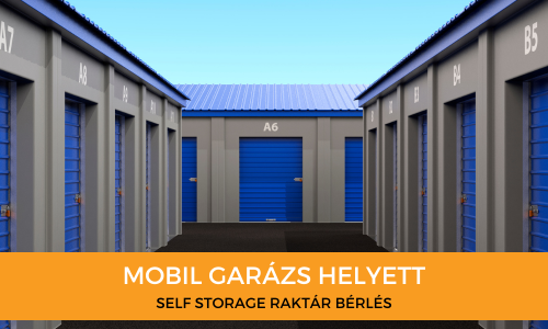 Mobil garázs helyett Self Storage raktár bérlés | © Self Store