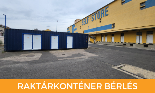 Raktárkonténer bérlés | © Self Store