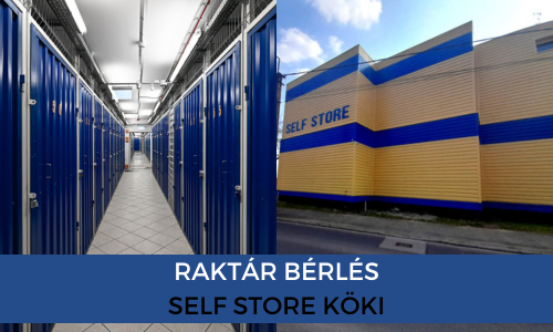 Raktár bérlés Kőbánya-Kispesten: Self Store Köki | © Self Store